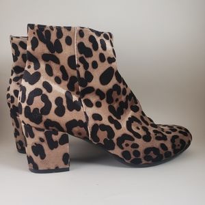 A new day cheetah print booties size 8